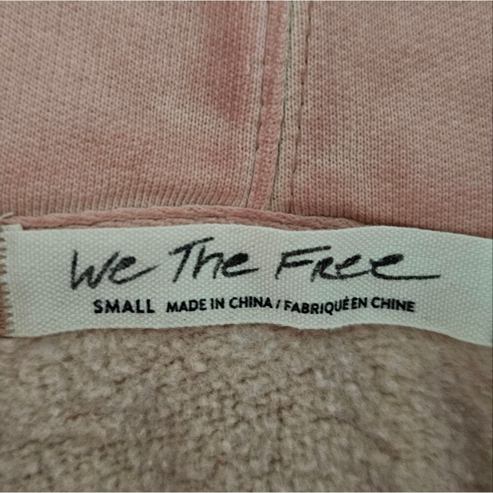 We The Free Free People “For the Win” Short Sleeve Oversized Sz S Blush Pink - Picture 10 of 14